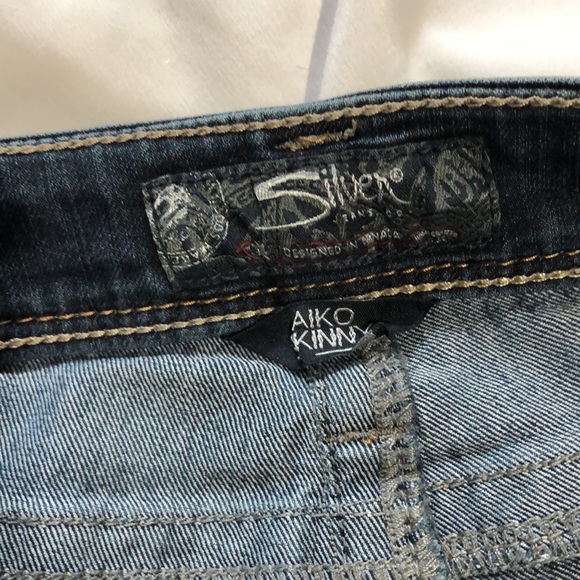 Silver Aiko Skinny Jeans - Picture 4 of 8